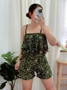 CAMI LAYERED TOP AND SHORTS