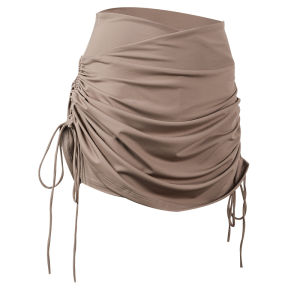 Anti-exposure High Waist Pleated Yoga Shorts