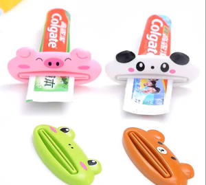 Squeeze Toothpaste Dispenser Tube Extrude Bathroom Face Wash Cleaning Foam Cream Squeezer Clip Gift