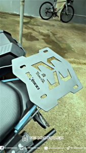 HONDA NX500 / NX 500 TOPBOX BRACKET WITH SIDE PANNIER TITAN PRO VERSION HEAVY DUTY LIFETIME WARRANTY DOUBLE POWDER COATED CNC LAZER CUT PLUG AND PLAY