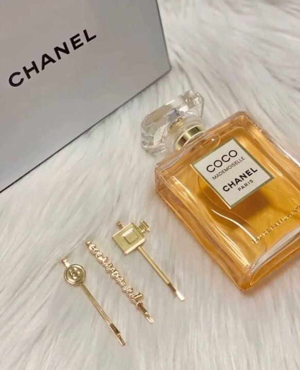 💛 New Chanel Hair pin Exclusive Gift 💯สวยหวานมาก พร้อมส่ง 10 ชุด Pice ...