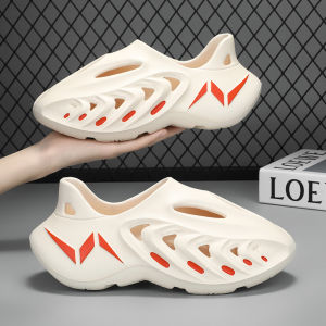 Youth Trendy Breathable EVA Material Slip-On Sandals for Men Summer Outdoor Beach Sports Shoes Anti-Slip Thick Bottom Platform