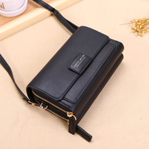 BaoShini Fashionable Multi-Card Casual Crossbody Handbag Large Capacity Mobile Phone Bag for Women Stylish Korean Style