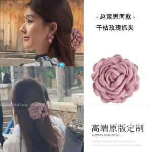 เครื่องประดับผมรูปดอกไม้ คลิปผมรูปฉลาม ทรงผมครึ่งหัว สำหรับผู้หญิง คลิปผมแบบอ่อนโยน คลิปผมสำหรับที่หน้าผาก คลิปผมสำหรับที่หลังศีรษะ