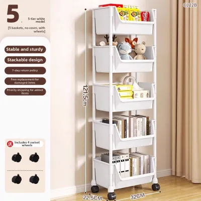 WANGXINGHEYUE | Mobile Book Storage Shelf for Children