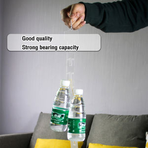 Amoki 62.5CM Display Hanging Strips Supermarket Snack Injection Plastic Strip Clear With Hook