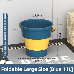 ZEXI | Folding Multi-use Water Bucket Portable for Travel Camping Fishing