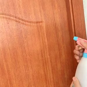 Stiker Pintu Rumah Corak Kayu (90cm)｜Wood Design Door Wrap 自黏贴纸 untuk Almari Kabinet Perabot Dinding木纹门橱衣柜贴纸