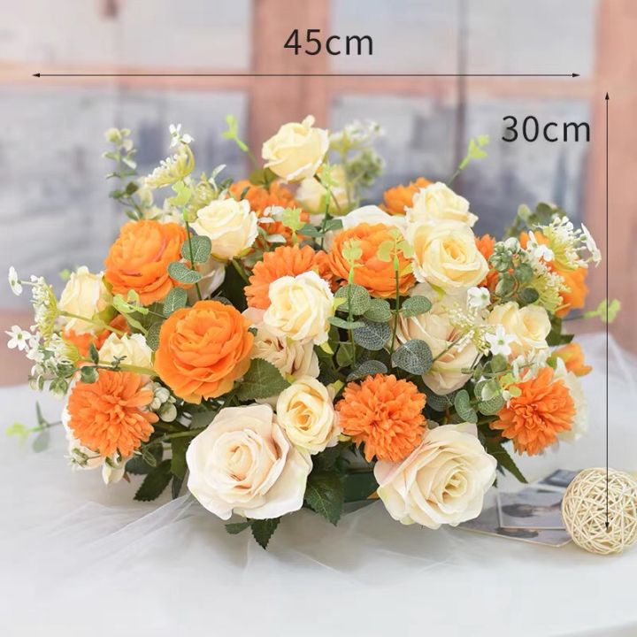 Lẵng Hoa Để Bàn Chậu Hoa Giả Cao Cấp Hoa Trang Trí Bàn Trà Kệ Tủ Văn Phòng Hội Nghị DG-145