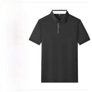 HENGYUANXIANG | Áo thun polo nam Ice Silk mùa hè mỏng thoáng khí tay ngắn thương hiệu hàng đầu thời trang công sở thường ngày nhanh khô