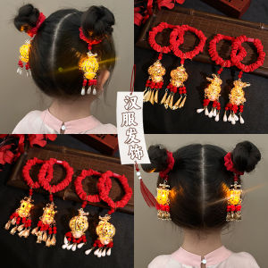 ที่คาดผมประดับลูกโป่งไฟสำหรับเด็กผู้หญิง ปีใหม่ ที่คาดผมทรงหัวเข็มขัดยางยืดสูง ที่คาดผมทรงลูกโป่งสำหรับเด็ก