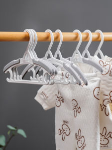 Clothes Hanger Kids Retractable Clothes Hanger Wardrobe Storage Drying Rack Clothes Rack Newborn Small Size Clothes Clothes Hanger