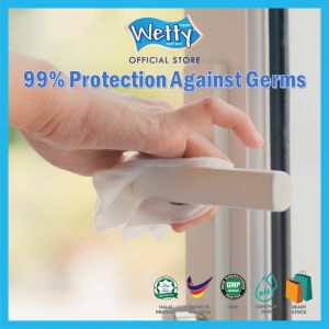Wetty Wet Wipes Antibacterial Fragrance / Antibacterial Fragrance Free (2pack x 80s)