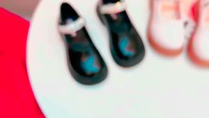 E05 26-36 Girls Shoes Kids Princess Shoes | Girls Pure Color Shinny Leather Shoes | Beans Shoes | Kasut Anak Perempuan