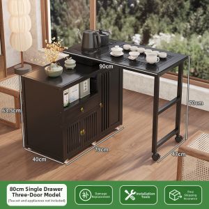 MOLORE | Rotating Tea Table for Home Use