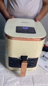 Nồi chiên không dầu dung tích lơn 10l. Công suất cao1350W  bảo hành 24 tháng - lỗi 1 đổi 1 trong tuần đầu