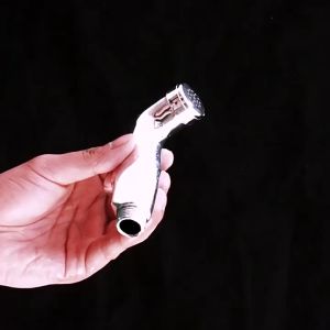 F888CP High Pressure Chrome Hand Bidet Spray Set Bathroom Faucet with 1.2M Flexible Hose Penyembur Bidet