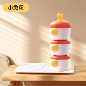 Portable Infant Formula Milk Powder Sealed Storage Box Compartment Organizer for Outings Baby Food Container Durable PP Material
