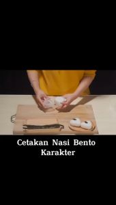 Cetakan Nasi Bento Karakter Lucu Rice Mold Alat Bantu Pencetak Makanan Manual Press Tekan Sushi Maker Pembentuk Onigiri Anti Lengket - FR Gallery