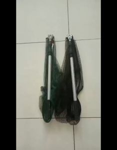 2.1 Meter Serokan Ikan Lipat / Sendok Ikan Lipat / Jaring Telescopic Net Aluminium Panjang Pendek Saringan