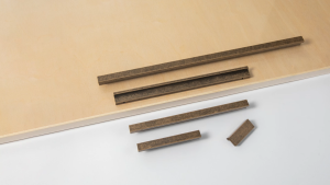 Goo-Ki 320mm Cabinet Handles Tilted Solid Drawer Handles for Kitchen Cabinet Pulls - Finger Pull Cabinet Handle and Cupboard Hardware