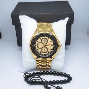 JAM TANGAN PRIA FREEE GELANG DAN BATRE CADANGAN STANLIST RANTAI CASUAL JAM TANGAN PRIA