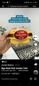 Roti Sisir mentega 1 bungkus