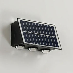 Solar Wall Light Outdoor Waterproof Garden Lighting ABS Wall Lamp