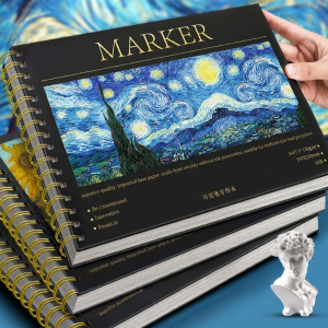 Marker and Acrylic Pen Drawing Book