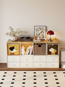 MEISD | Original Wood White Freestanding Shelving Unit Bookcase Storage Cabinet