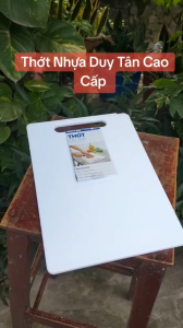Thớt Chữ Nhật Duy Tân Thớt nhựa pp 30x21x0.8cm kháng khuẩn cao cấpchống trượt dày dặn sử dụng được cả 2 mặt