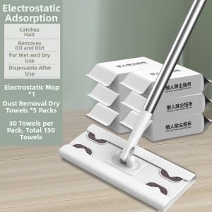 ZEXI | Static Dust Extraction Mop Disposable Easy Clean Home Use