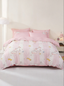 MERCURY Kids | Antibacterial Cotton Bedding Set for Children 4-Pieces