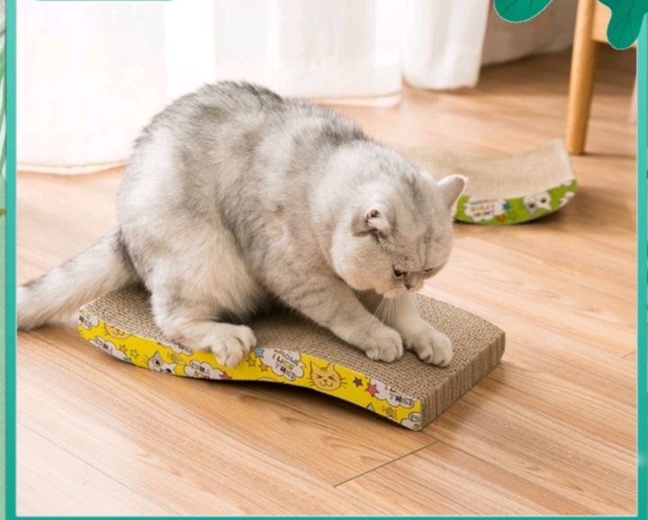Bàn cào móng cho mèo chất liệu giấy có cỏ bạc hà cat nip | Lazada.vn