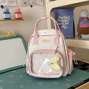 LUSUO | Blue Portable Lightweight Girls Multi-purpose Mini Backpack