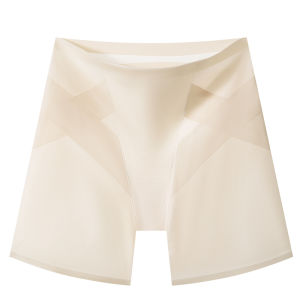 Miiow | Ice Silk Safety Pants Womens High Waist Thin Base Layer Pants Anti-Light Bottoming Underwear Two-In-One Cat Person New Model