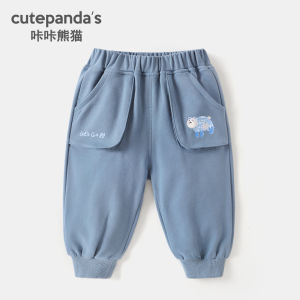 Spring Autumn Childrens Sports Pants Casual Loose Fit Baby Clothes Boys Girls Kids Leisure Sweatpants Comfortable Cotton Polyester
