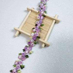 สร้อยคอโซ่กระดูกไหปลาร้าปักลายดอกไม้สีสันสดใส ทำมือ DIY สำหรับผ้าชุดกี่เพ้าสไตล์โบราณ