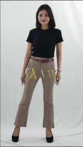 AAC Elizabeth Cutbray Pants Celana Cutbray Bahan Melar Elastis Celana Kerja Wanita Panjang Celana Kantor Casual Dan Formal