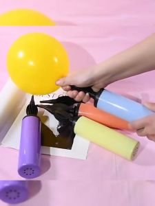Pompa Balon Tangan Manual Warna Macaron / Pompa Balon Manual