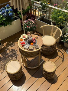 ZIYE | Garden Balcony Leisure Area Table And Tea Table Dual Use
