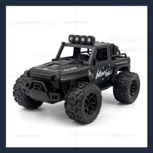 Brangdy | NEW 2.4G RC Off‑Road RC Car With Bright LED Lights All Terrain Climbing Buggy Simulation Pickup Truck Toy Gift For Children Boys
