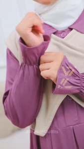 Ayda Dress Gamis Rayon mix Knit / Gamis Anak Terbaru / Gamis Anak Perempuan 3-12 Tahun / Gamis Remaja / Gamis Polos / Gamis Tanggung / Gamis Pesta / Gamis Rayon Premium Tebal