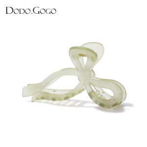 Sweet Green Butterfly Knot Hair Clip Large Shark Clamp Summer Hair Accessory for Girls DODOGOGO Brand out Fashion Jewelry