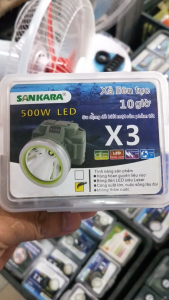 Đèn pin 500w siêu sáng Chính hiệu SANKARA X3 Chống nước đèn pin tích điện sankara X3