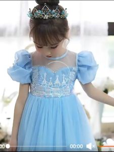 Girls Dress baby Princess Dresses A-Line party Wedding Tulle Elegant Lightweight kids Skirt Girl Clothing