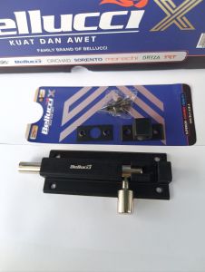 Grendel Bellucci 4 inch HITAM / Grendel Bellucci A38-4 BL / Slot Pintu Bellucci / Grendel Bellucci