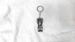 Superhero Thor Love and Thunder Cosplay Stormbreaker Axe Metal Keychain Bag Pendant Key Chain Jewelry Accessories Prop