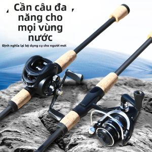 MLZH | Bộ Đũa Cá Siêu Nhẹ Dành Cho Người Mới Bắt Đầu