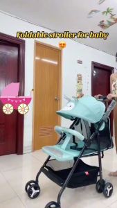Baby Foldable Stroller Reclineable Ultra-light foldable baby stroller can sit reclining umbrella